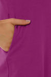 Amante Cotton Loungewear Dress - Magenta Purple — thumbnail 5